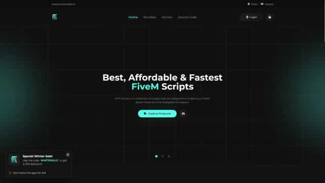 Tebex Store screenshot