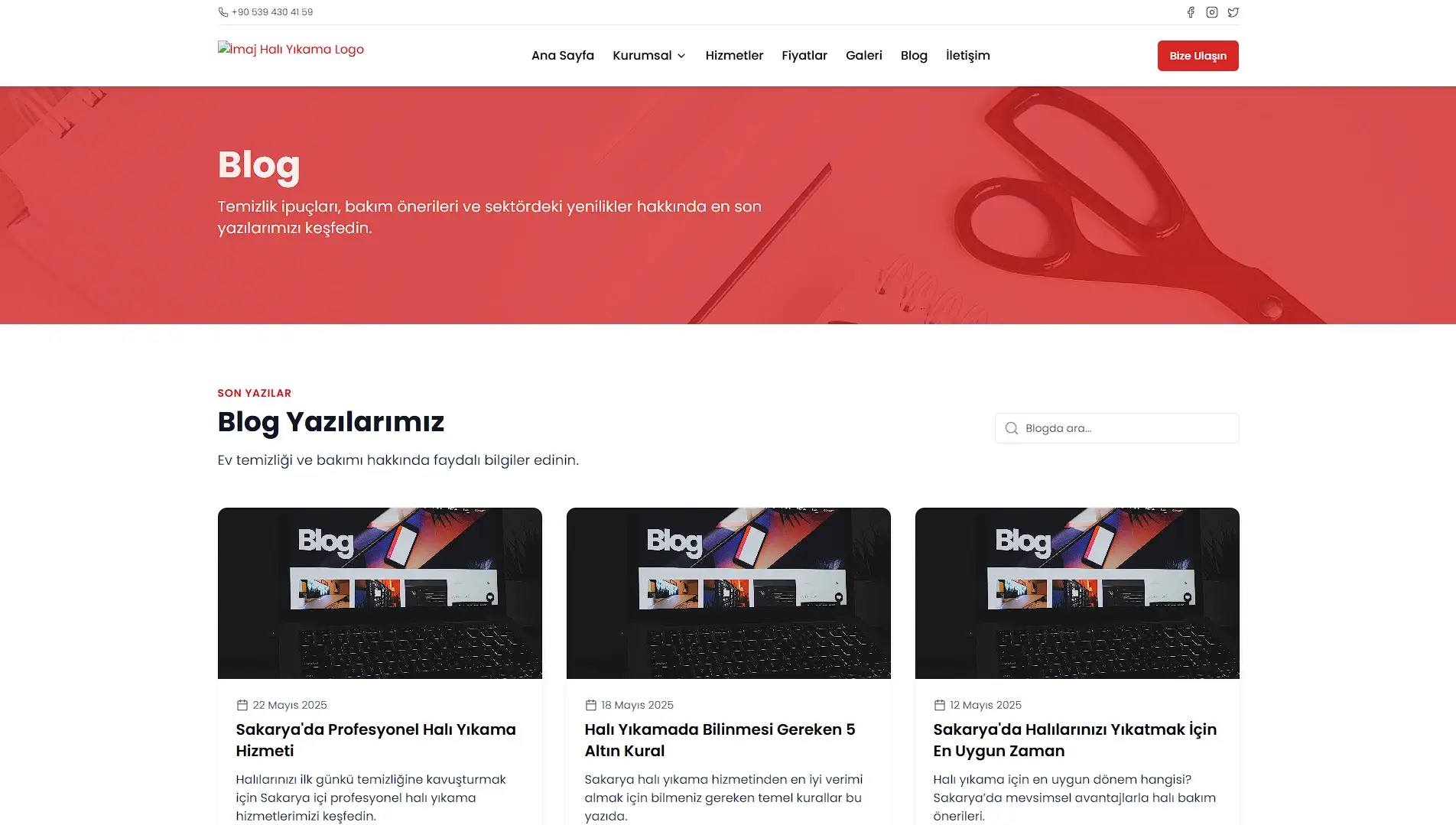 Sakarya İmaj Carpet Cleaning screenshot