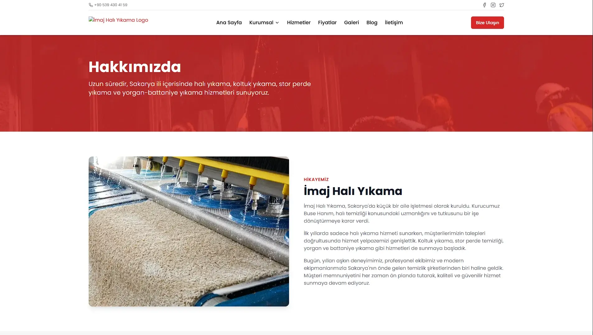 Sakarya İmaj Carpet Cleaning screenshot